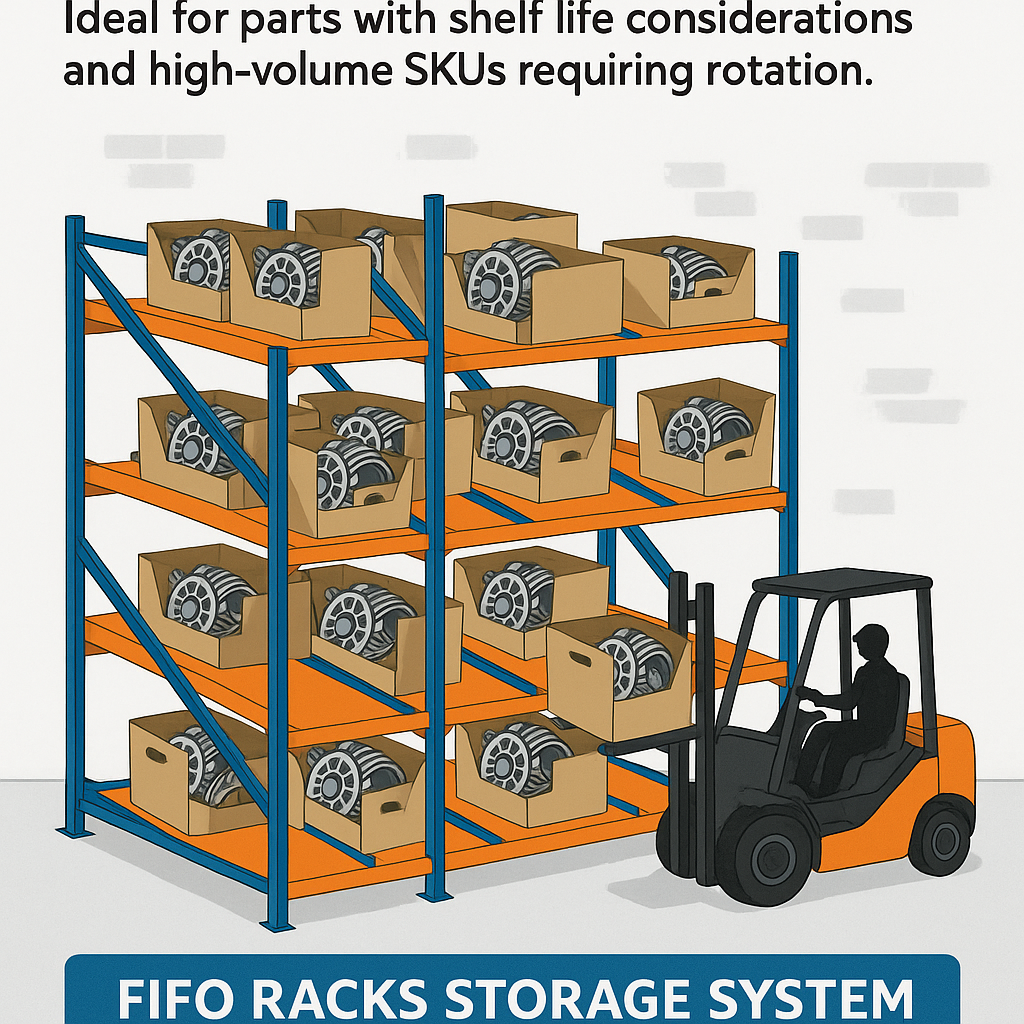 Automotive FIFO Racks Storage System