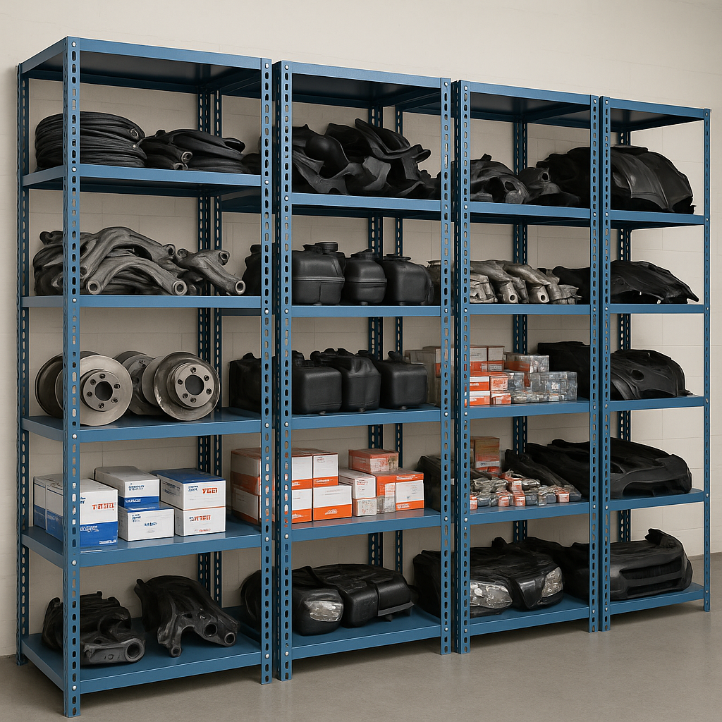 Automotive heavy duty industrial racks