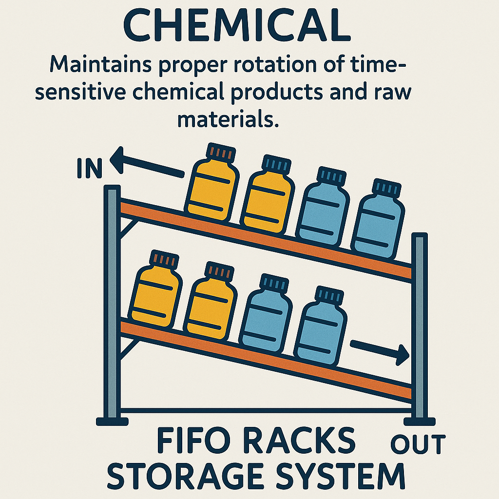 Chemical FIFO Racks Storage System