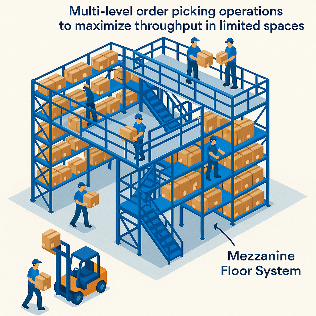Distribution Mezzanine Floor System