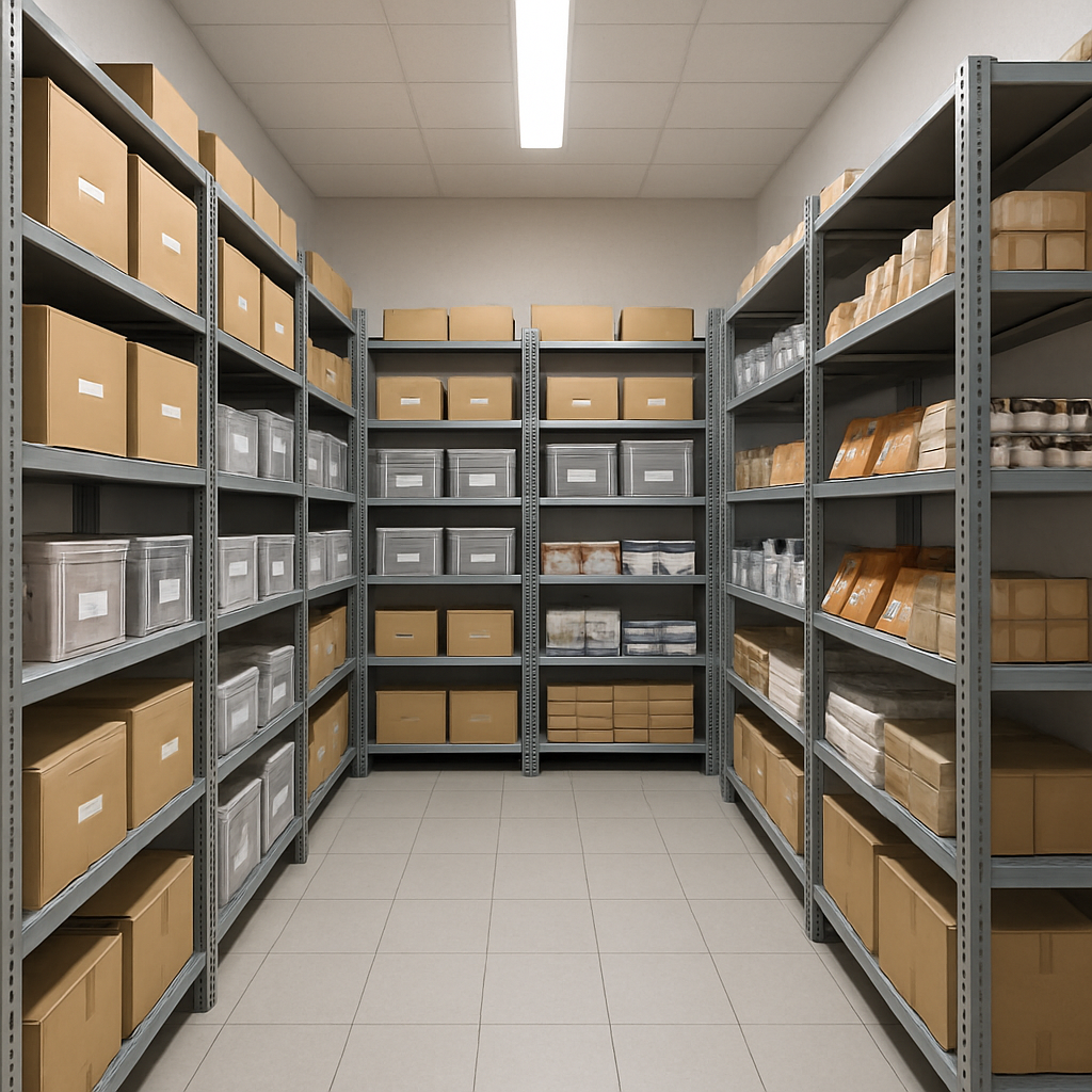 Retail heavy duty industrial racks