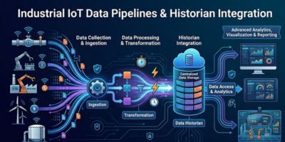 Industrial IoT Data Pipeline Historian Integration OPC-UA Azure AWS OSIsoft PI Pune India