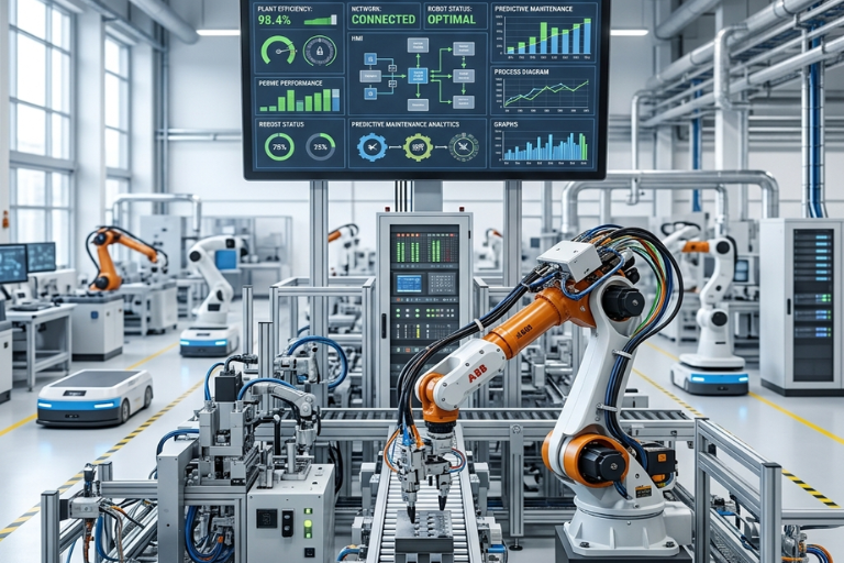 Smart Factory Automation Industry 4.0 Solutions | IIoT MES OEE India