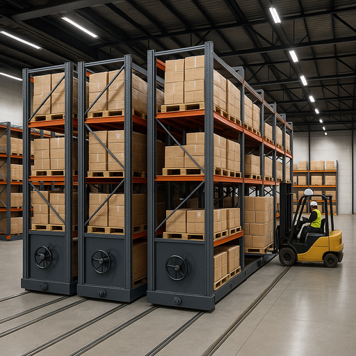 Mobile Compact Racking